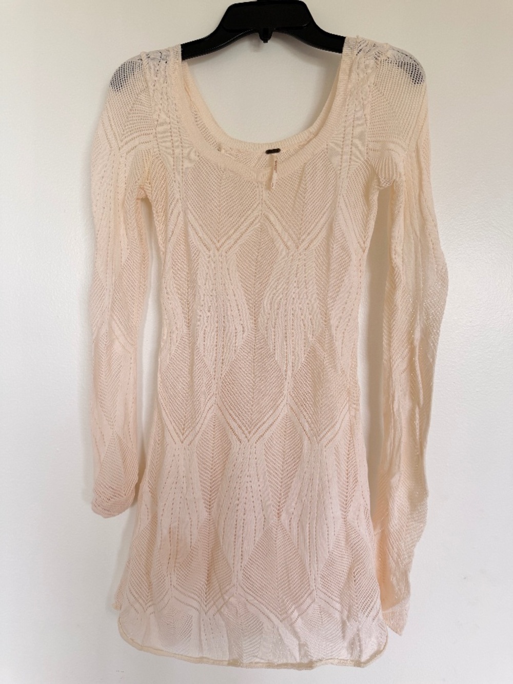 NWOT Free People Crochet Tunic Size S